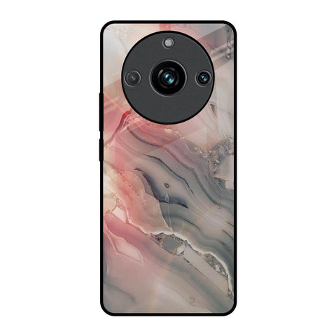 Pink And Grey Marble Realme 11 Pro Plus 5G Glass Back Cover Online