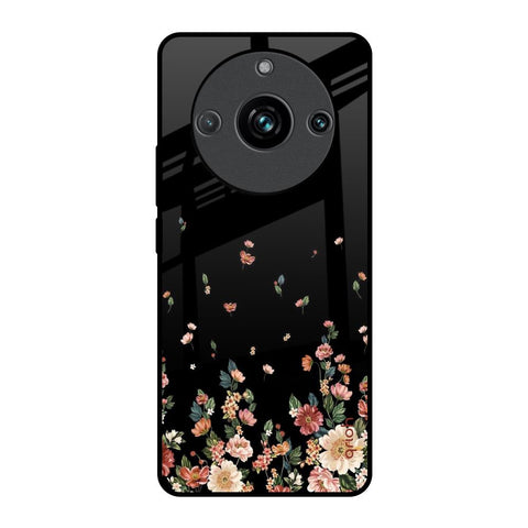 Floating Floral Print Realme 11 Pro Plus 5G Glass Back Cover Online