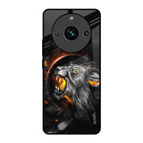 Aggressive Lion Realme 11 Pro Plus 5G Glass Back Cover Online