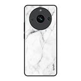 Modern White Marble Realme 11 Pro Plus 5G Glass Back Cover Online