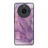 Purple Gold Marble Realme 11 Pro Plus 5G Glass Back Cover Online