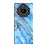 Vibrant Blue Marble Realme 11 Pro Plus 5G Glass Back Cover Online