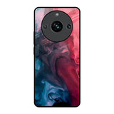 Blue & Red Smoke Realme 11 Pro Plus 5G Glass Back Cover Online