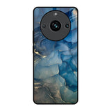 Blue Cool Marble Realme 11 Pro Plus 5G Glass Back Cover Online