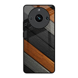 Tri Color Wood Realme 11 Pro Plus 5G Glass Back Cover Online