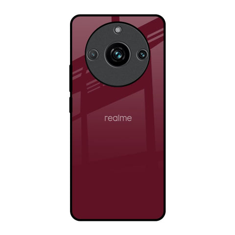 Classic Burgundy Realme 11 Pro Plus 5G Glass Back Cover Online