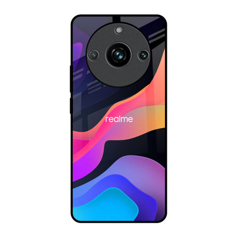 Colorful Fluid Realme 11 Pro Plus 5G Glass Back Cover Online