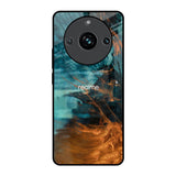 Golden Splash Realme 11 Pro Plus 5G Glass Back Cover Online