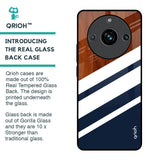 Bold Stripes Glass Case for Realme 11 Pro Plus 5G