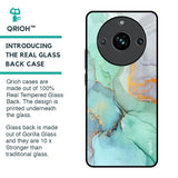 Green Marble Glass Case for Realme 11 Pro Plus 5G