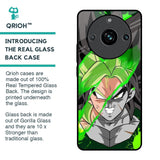 Anime Green Splash Glass Case for Realme 11 Pro Plus 5G