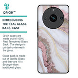 Pink & Gold Gllitter Marble Glass Case for Realme 11 Pro Plus 5G