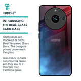 Smokey Watercolor Glass Case for Realme 11 Pro Plus 5G