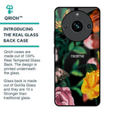 Flowers & Butterfly Glass Case for Realme 11 Pro Plus 5G