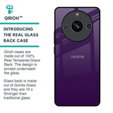 Dark Purple Glass Case for Realme 11 Pro Plus 5G