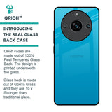 Blue Aqua Glass Case for Realme 11 Pro Plus 5G