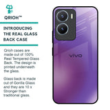 Ultraviolet Gradient Glass Case for Vivo T2x 5G