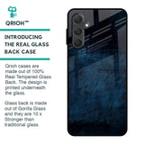 Dark Blue Grunge Glass Case for Samsung Galaxy F54 5G
