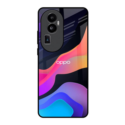 Colorful Fluid Oppo Reno10 Pro Plus 5G Glass Back Cover Online