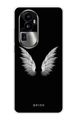 White Angel Wings Oppo Reno10 Pro Plus 5G Back Cover