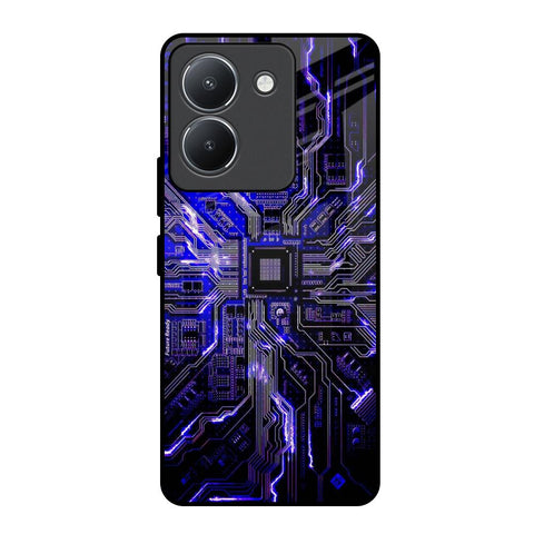 Techno Color Pattern Vivo Y36 Glass Back Cover Online