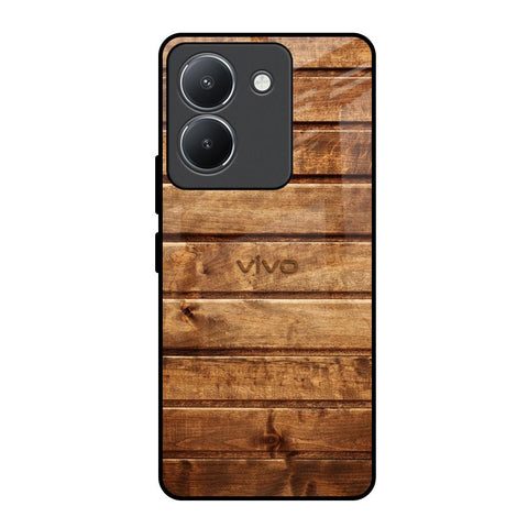 Wooden Planks Vivo Y36 Glass Back Cover Online