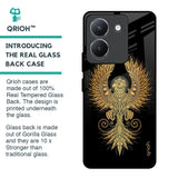 Mythical Phoenix Art Glass Case for Vivo Y36