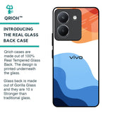 Wavy Color Pattern Glass Case for Vivo Y36