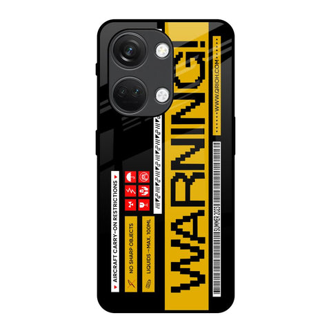 Aircraft Warning OnePlus Nord 3 5G Glass Back Cover Online