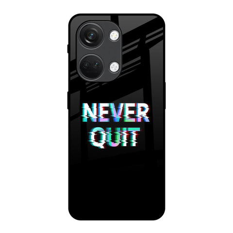 Never Quit OnePlus Nord 3 5G Glass Back Cover Online