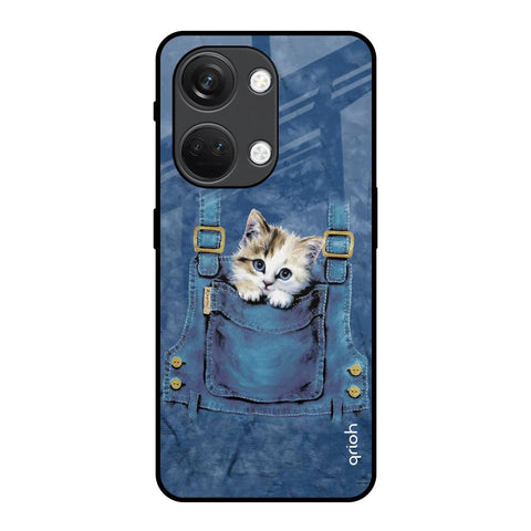 Kitty In Pocket OnePlus Nord 3 5G Glass Back Cover Online