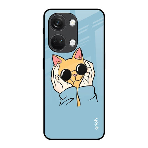 Adorable Cute Kitty OnePlus Nord 3 5G Glass Back Cover Online