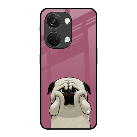 Funny Pug Face OnePlus Nord 3 5G Glass Back Cover Online