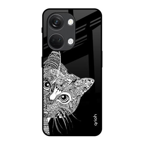 Kitten Mandala OnePlus Nord 3 5G Glass Back Cover Online