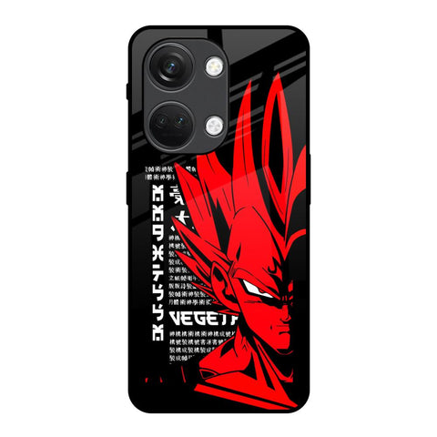 Red Vegeta OnePlus Nord 3 5G Glass Back Cover Online