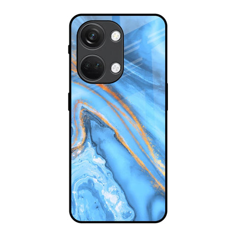 Vibrant Blue Marble OnePlus Nord 3 5G Glass Back Cover Online