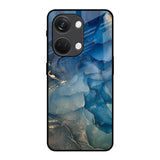 Blue Cool Marble OnePlus Nord 3 5G Glass Back Cover Online