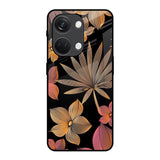 Lines Pattern Flowers OnePlus Nord 3 5G Glass Back Cover Online