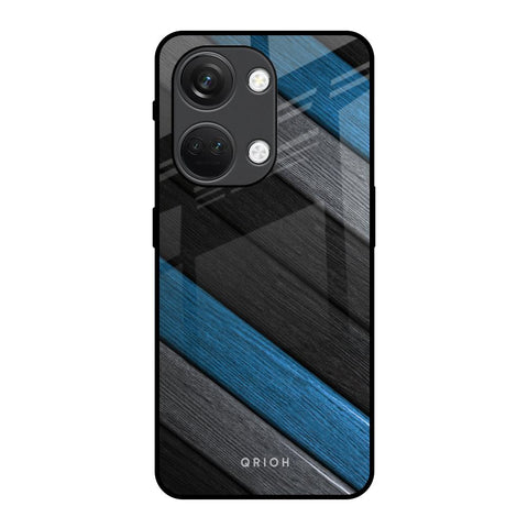 Multicolor Wooden Effect OnePlus Nord 3 5G Glass Back Cover Online