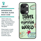 Travel Stamps Glass Case for OnePlus Nord 3 5G