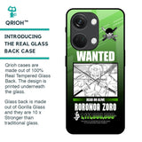 Zoro Wanted Glass Case for OnePlus Nord 3 5G