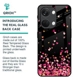 Heart Rain Fall Glass Case For OnePlus Nord 3 5G