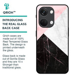 Marble Collage Art Glass Case For OnePlus Nord 3 5G