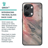 Pink And Grey Marble Glass Case For OnePlus Nord 3 5G