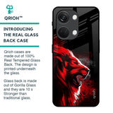 Red Angry Lion Glass Case for OnePlus Nord 3 5G