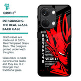 Red Vegeta Glass Case for OnePlus Nord 3 5G