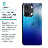 Blue Rhombus Pattern Glass Case for OnePlus Nord 3 5G