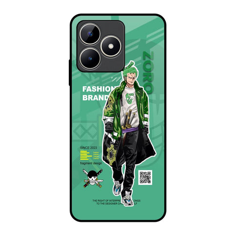 Zoro Bape Realme C53 Glass Back Cover Online