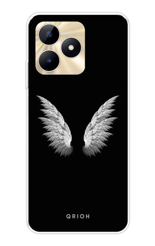 White Angel Wings Realme C53 Back Cover