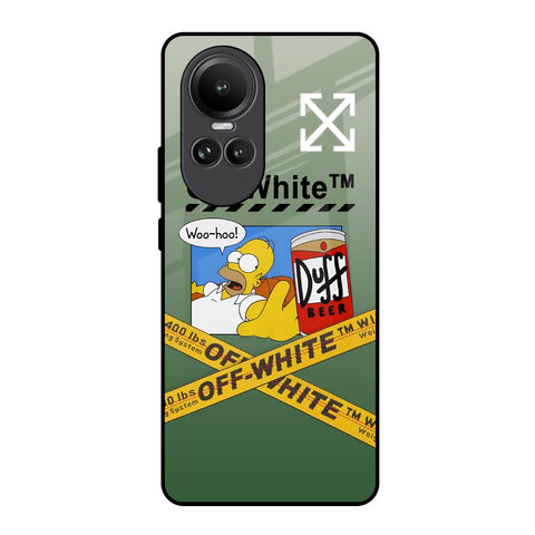 Duff Beer Oppo Reno10 5G Glass Back Cover Online